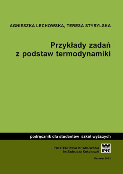 Przykłady zadań z podstaw termodynamiki
