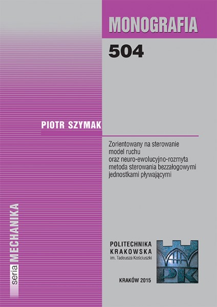 Zorientowany na sterowanie model ruchu oraz neuro-ewolucyjno-rozmyta metoda sterowania bezzałogowymi jednostkami pływającymi